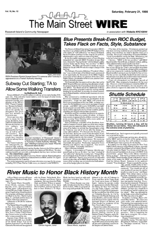 The Main Street WIRE - Volume 18, Issue 12