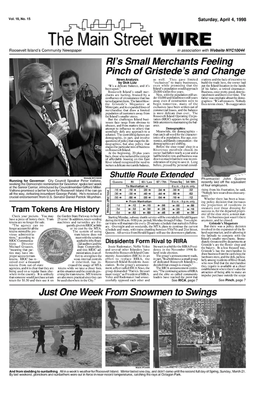 The Main Street WIRE - Volume 18, Issue 15