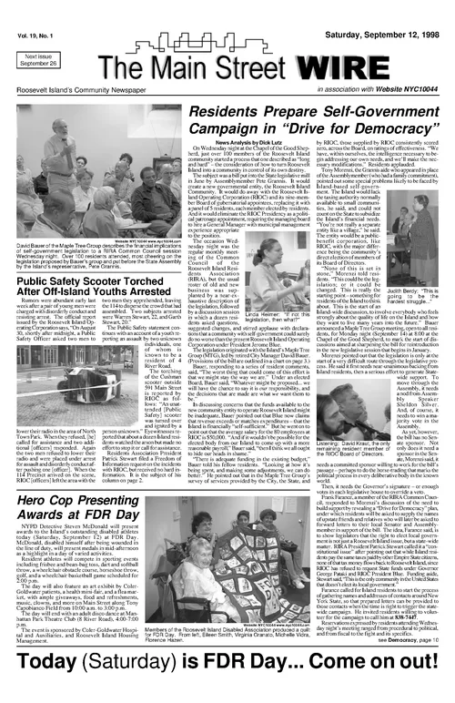 The Main Street WIRE - Volume 19, Issue 01
