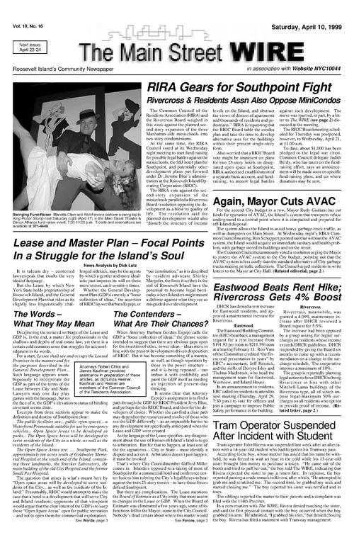 The Main Street WIRE - Volume 19, Issue 16