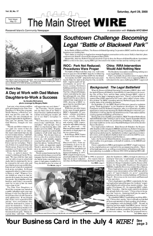 The Main Street WIRE - Volume 20, Issue 17