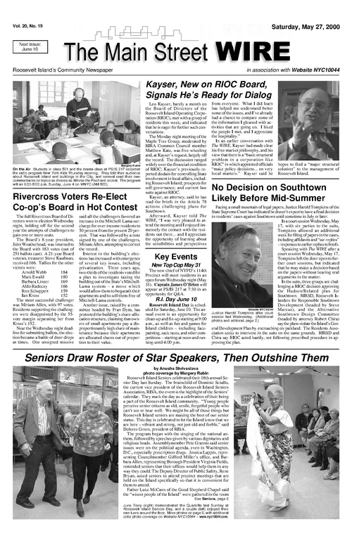 The Main Street WIRE - Volume 20, Issue 19