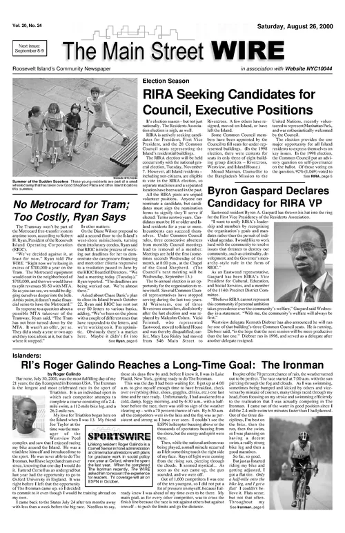 The Main Street WIRE - Volume 20, Issue 24