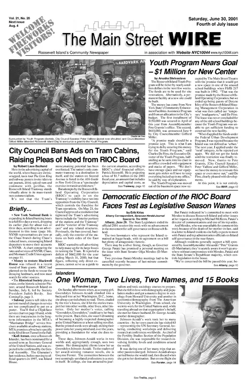 The Main Street WIRE - Volume 21, Issue 20