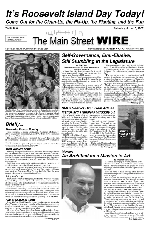 The Main Street WIRE - Volume 22, Issue 22