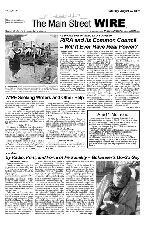 The Main Street WIRE - Volume 22, Issue 25