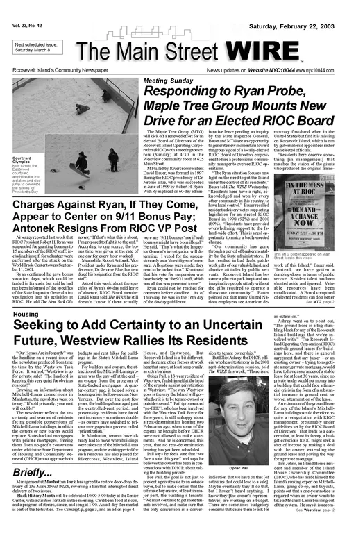 The Main Street WIRE - Volume 23, Issue 12