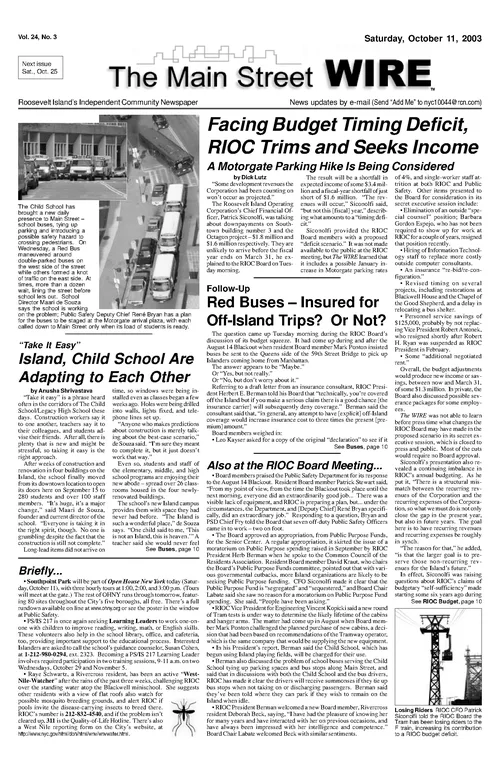 The Main Street WIRE - Volume 24, Issue 03
