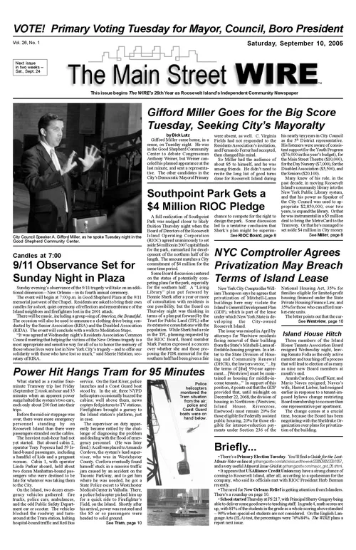 The Main Street WIRE - Volume 26, Issue 01