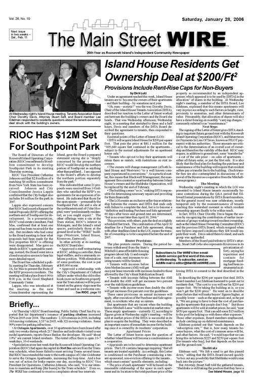The Main Street WIRE - Volume 26, Issue 10