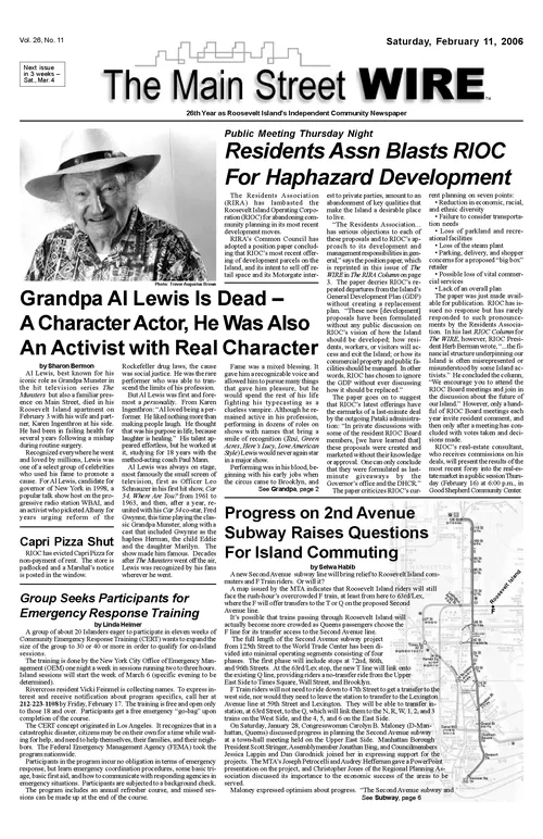 The Main Street WIRE - Volume 26, Issue 11
