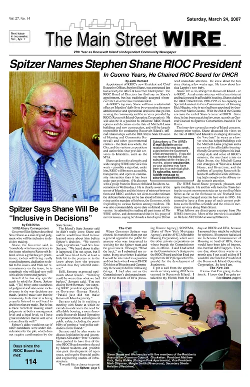The Main Street WIRE - Volume 27, Issue 14