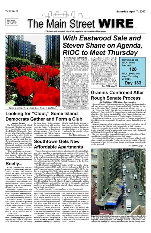 The Main Street WIRE - Volume 27, Issue 15