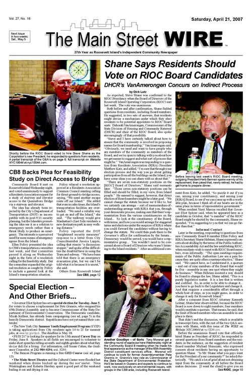 The Main Street WIRE - Volume 27, Issue 16