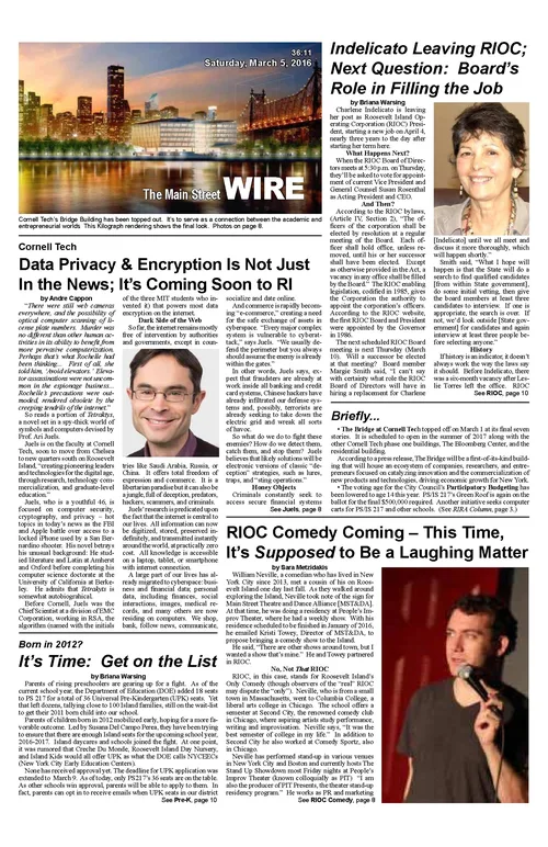 The Main Street WIRE - Volume 36, Issue 11